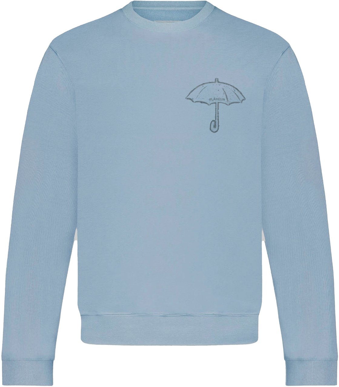 FLÂNEUR Umbrella Sweater | Blue Blauw