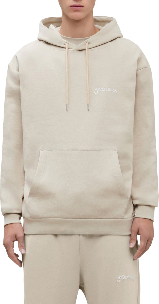 FLÂNEUR Signature Hoodie | Beige Beige