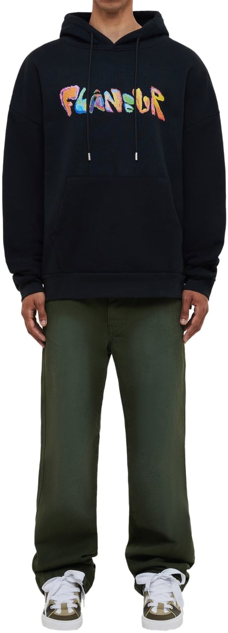 FLÂNEUR Markerstift Hoodie (500GSM) | Black Zwart