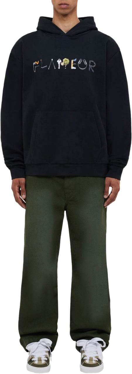 FLÂNEUR Objects Hoodie | Black Zwart