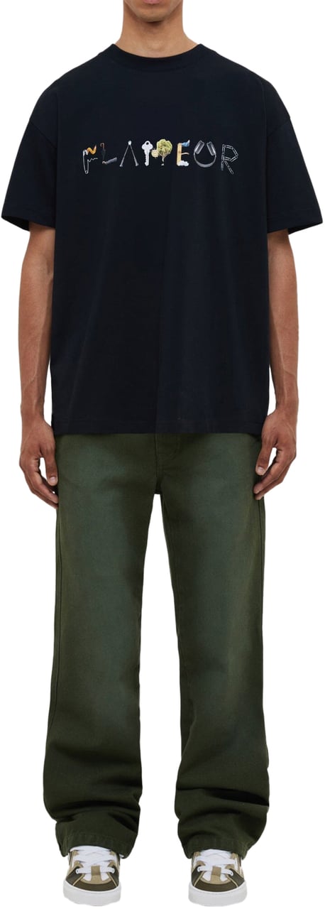 FLÂNEUR Objects T-Shirt | Black Zwart