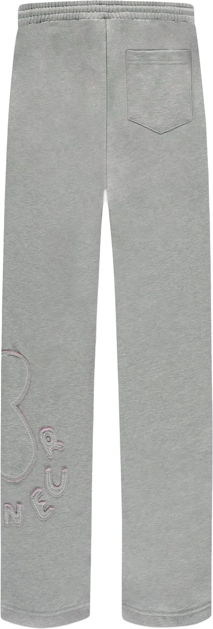 FLÂNEUR Blossom Patches Sweatpants | Heather Grey Grijs