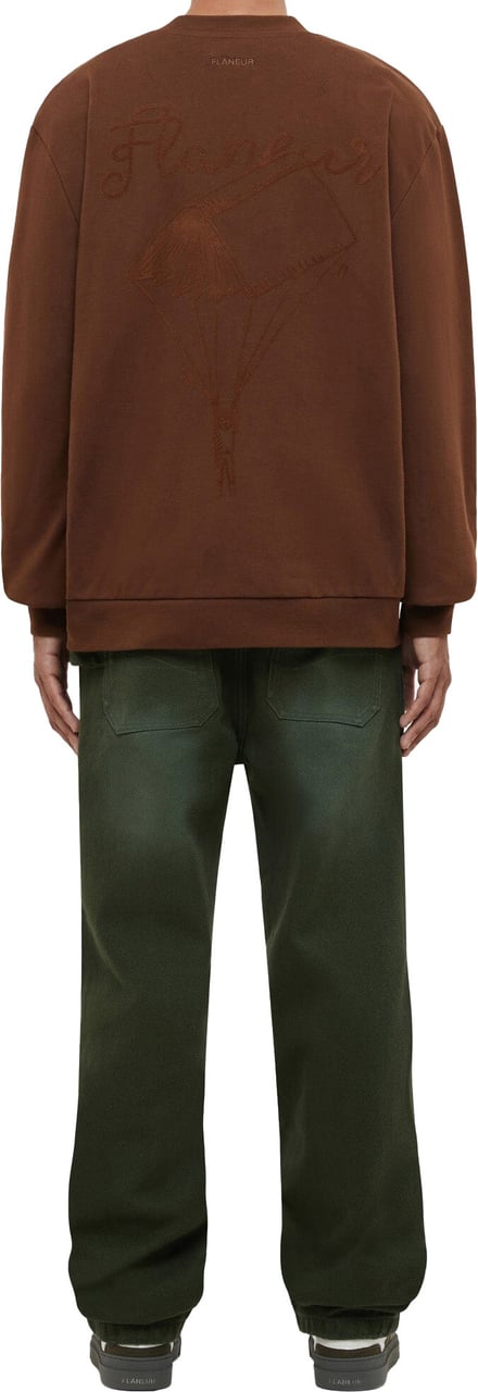 FLÂNEUR One for the Books Sweater | Brown Bruin