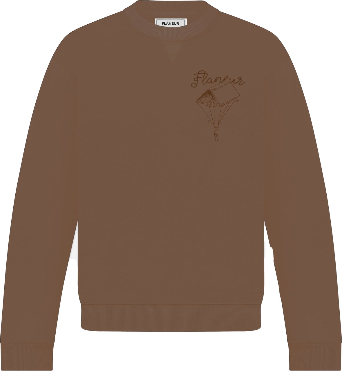 FLÂNEUR One for the Books Sweater | Brown Bruin