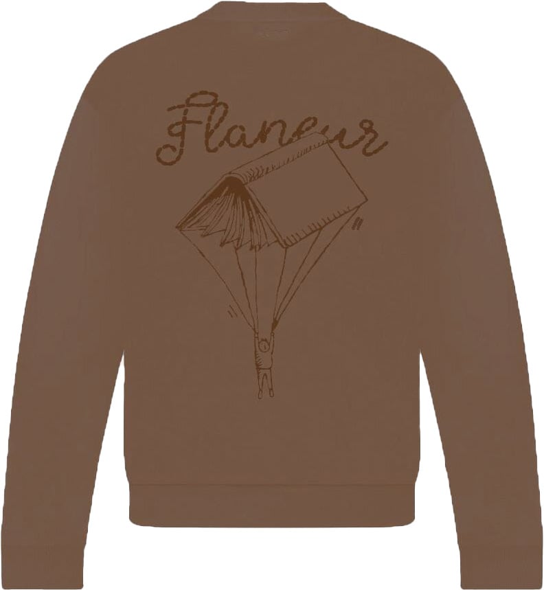 FLÂNEUR One for the Books Sweater | Brown Bruin
