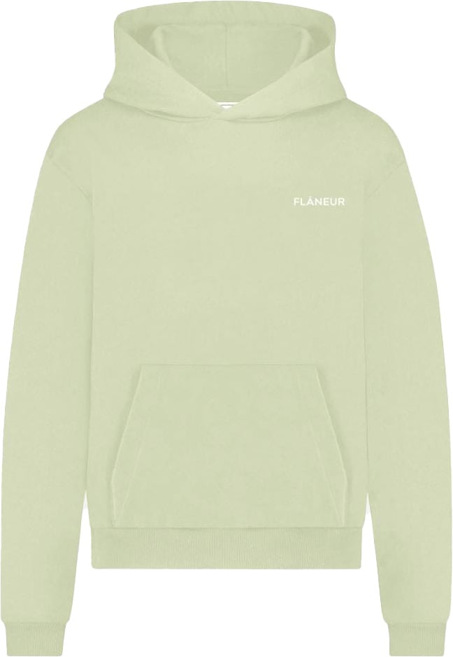 FLÂNEUR Logo Hoodie | Resin Groen