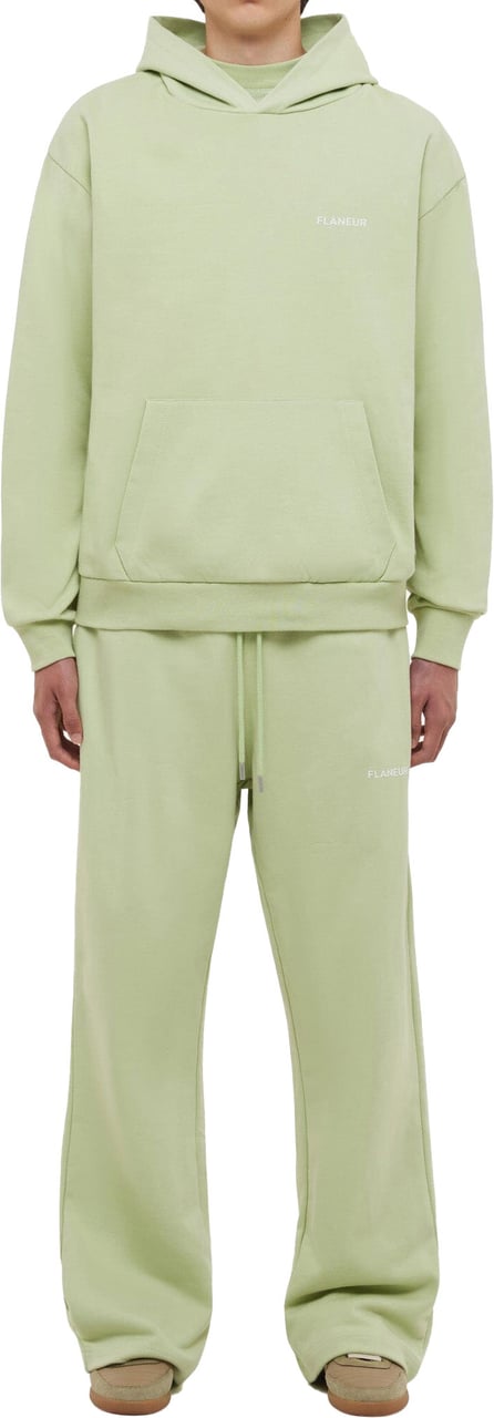 FLÂNEUR Logo Hoodie | Resin Groen