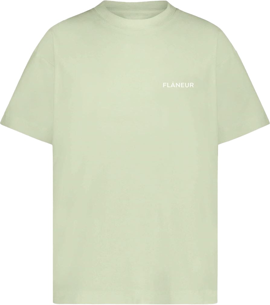 FLÂNEUR Logo T-Shirt | Resin Groen