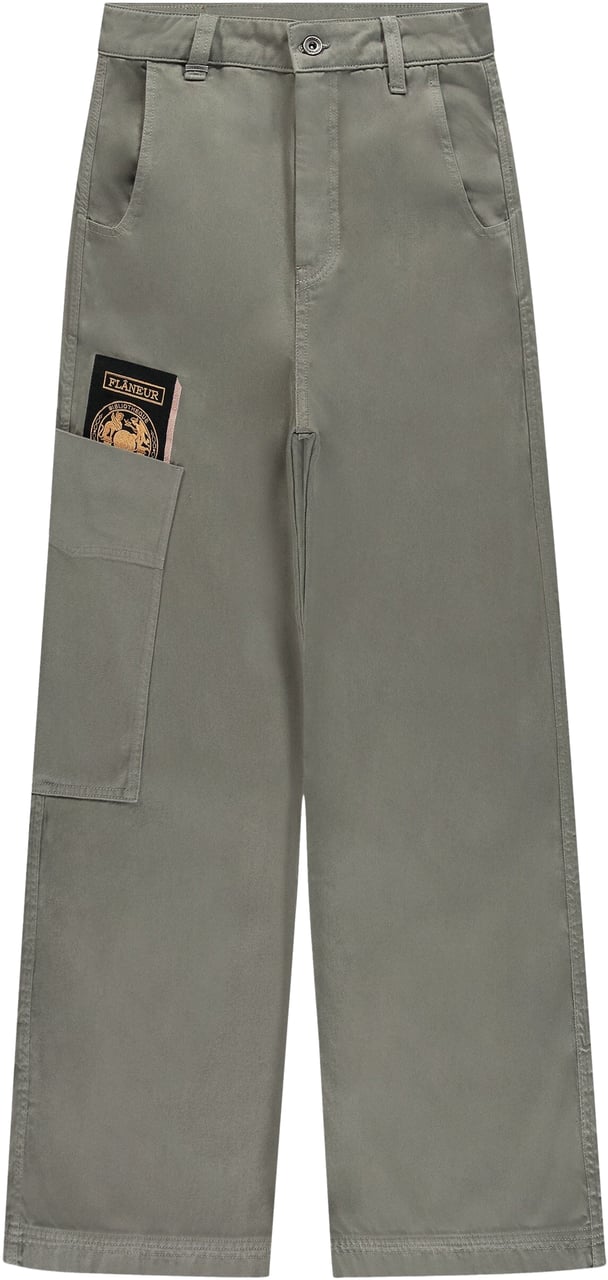 FLÂNEUR Book Cargo Jeans | Sage Beige