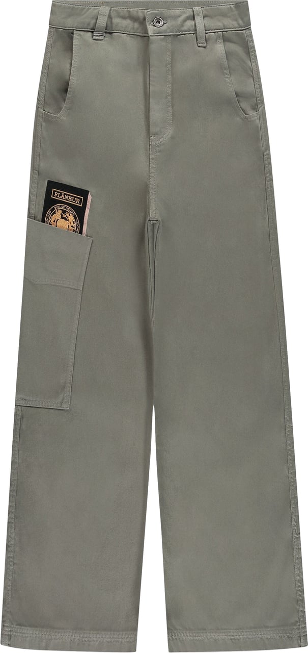 FLÂNEUR Book Cargo Jeans | Sage Beige