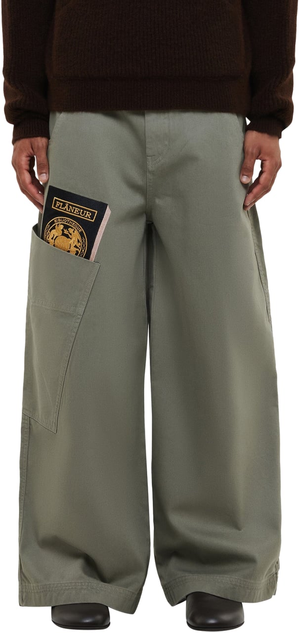 FLÂNEUR Book Cargo Jeans | Sage Beige