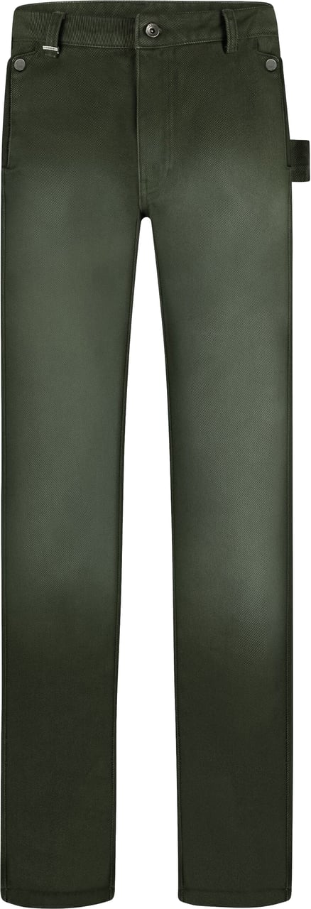 FLÂNEUR Denim Worker Pants | Olive Groen