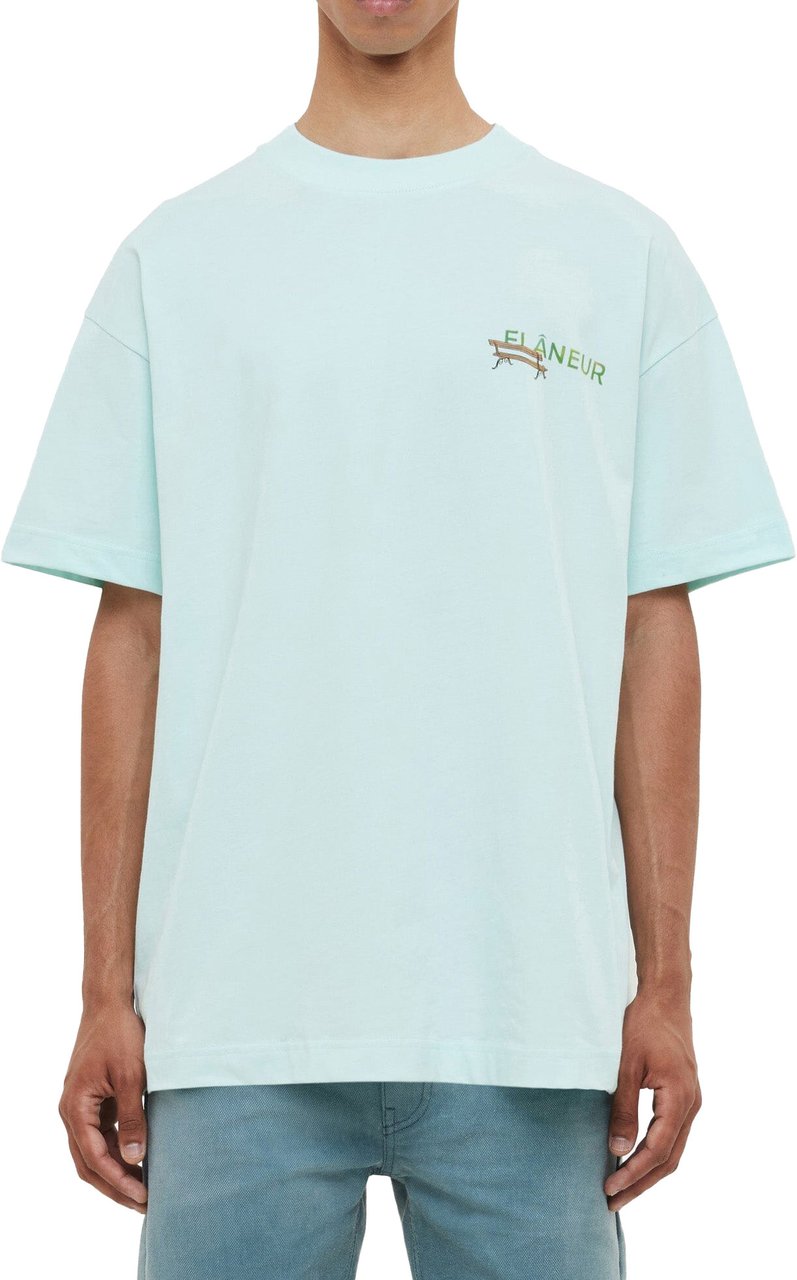 FLÂNEUR Lanterns of Love T-Shirt | Blue Blauw