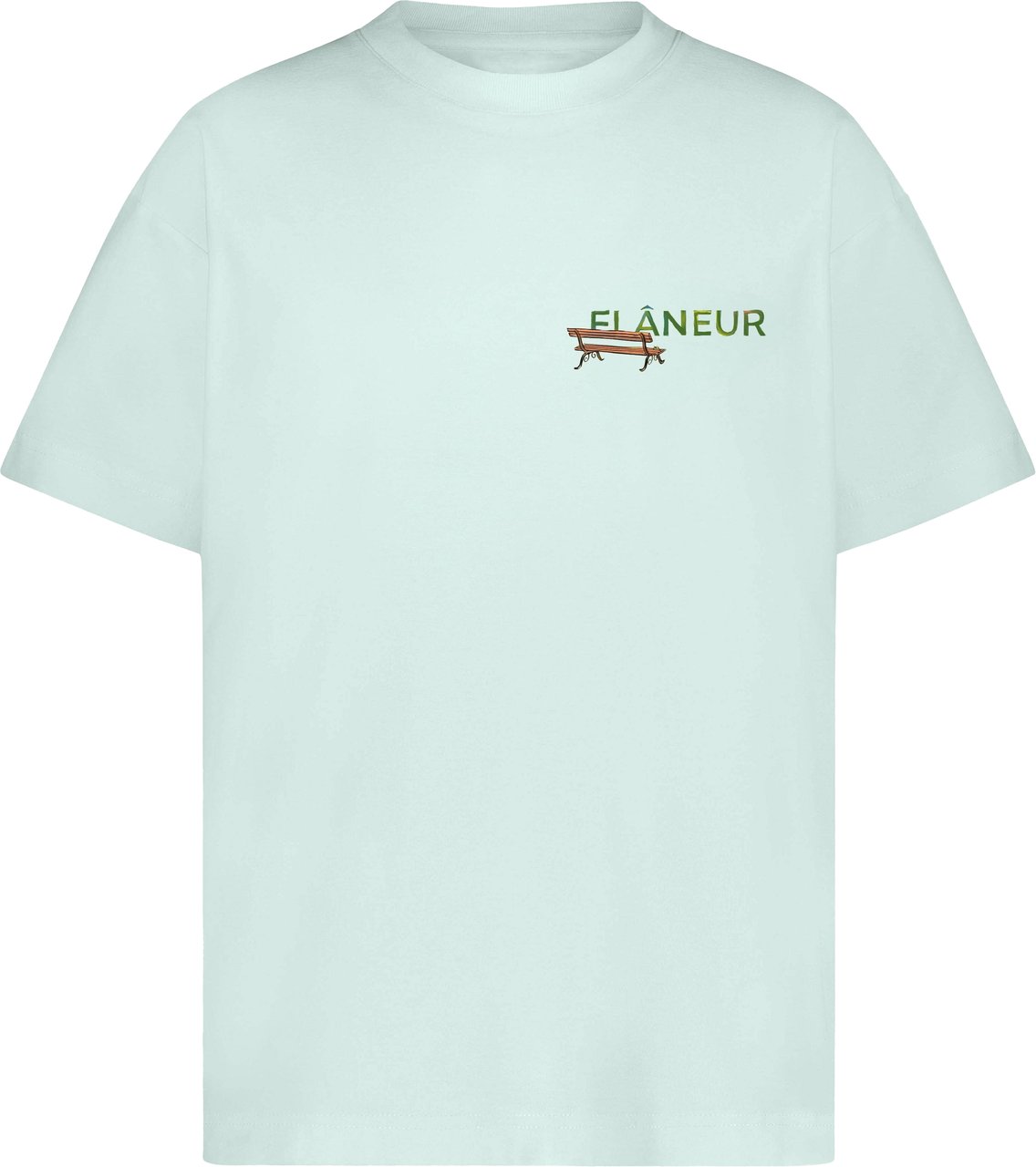 FLÂNEUR Lanterns of Love T-Shirt | Blue Blauw
