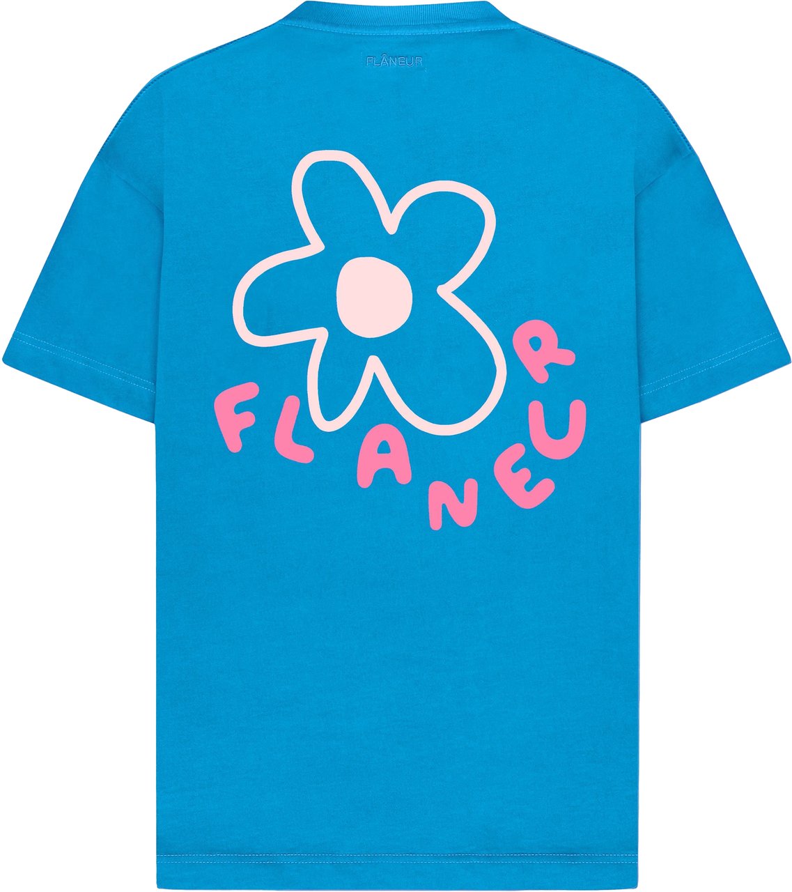 FLÂNEUR Blossom T-Shirt | Blue Blauw
