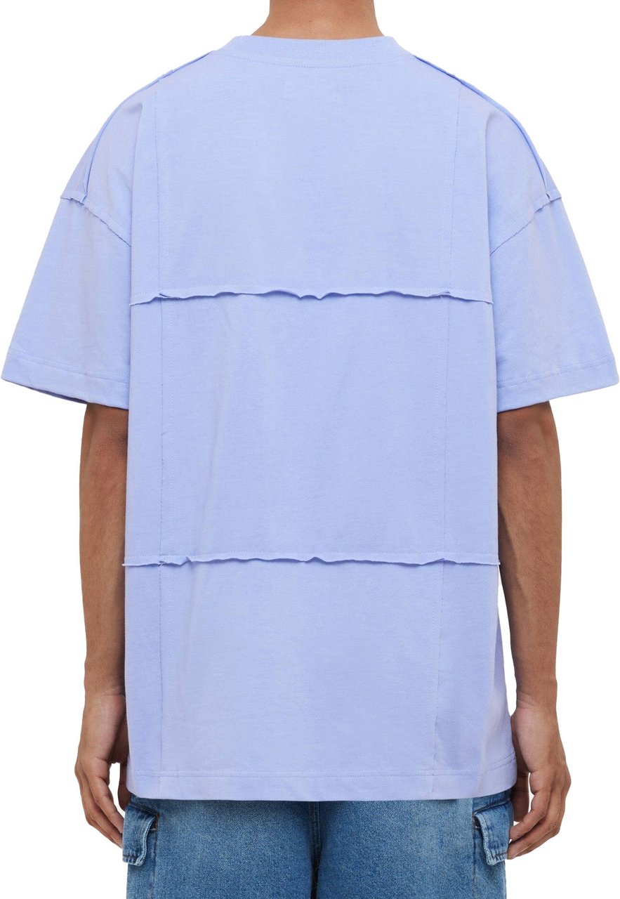 FLÂNEUR Cut & Sew T-Shirt | Purple Paars