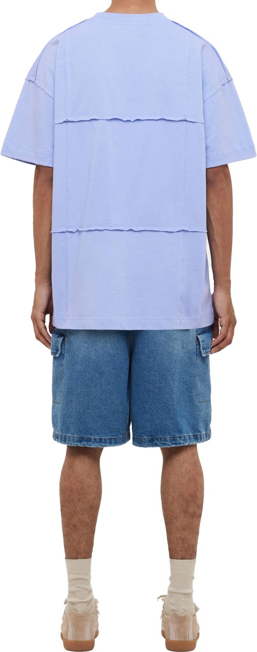 FLÂNEUR Cut & Sew T-Shirt | Purple Paars