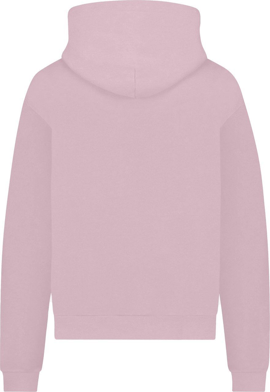 FLÂNEUR Tonal Logo Hoodie | Mauve Roze