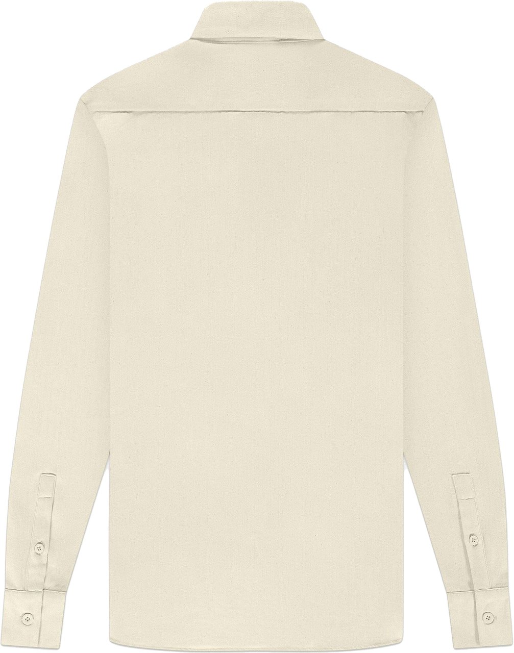 FLÂNEUR Embroidered Turtle Shirt | Ecru Beige