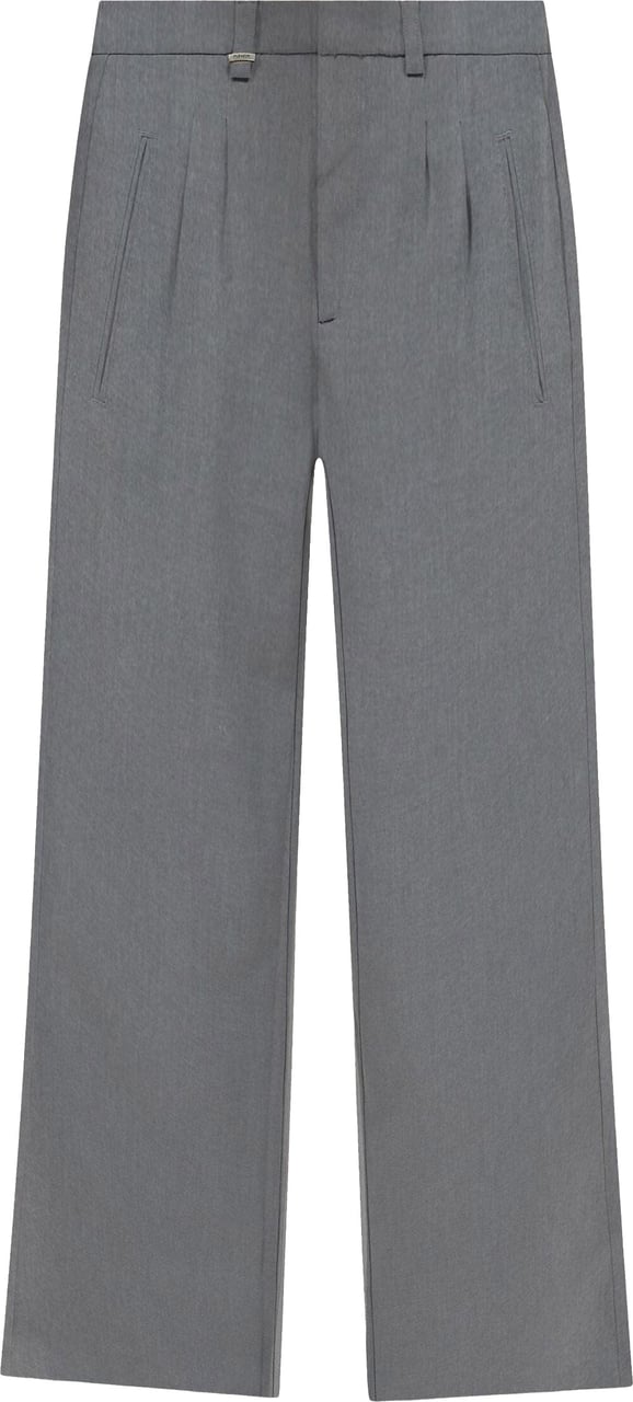 FLÂNEUR Atelier Pantalon with Rubber Patch | Grey Grijs