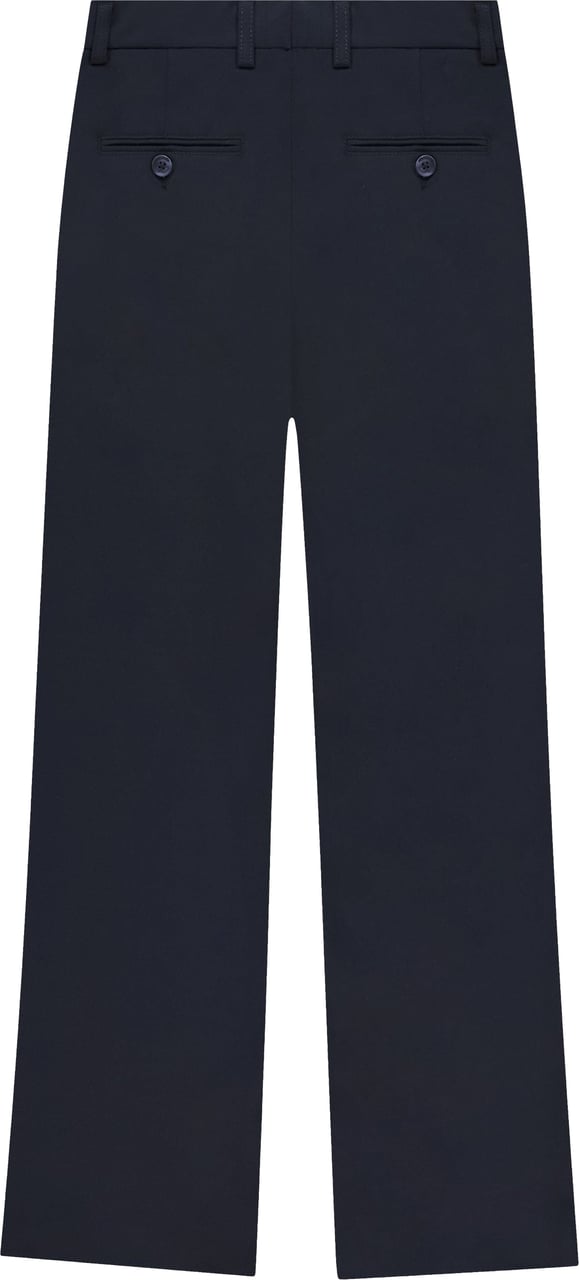 FLÂNEUR Atelier Pantalon with Rubber Patch | Navy Blauw