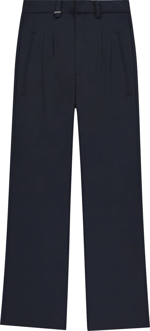 FLÂNEUR Atelier Pantalon with Rubber Patch | Navy Blauw