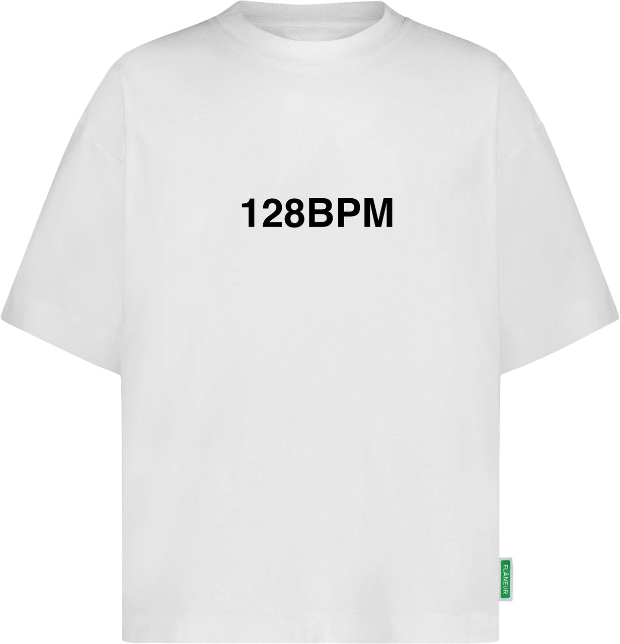 FLÂNEUR 128 BPM T-Shirt | White Wit