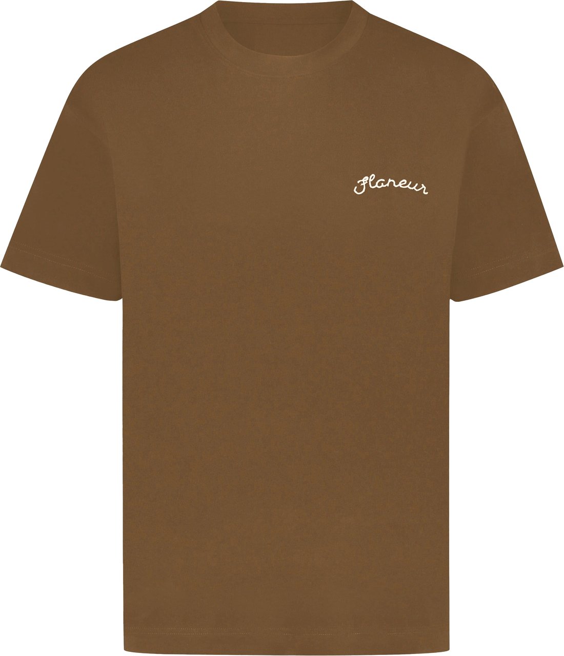 FLÂNEUR Signature T-Shirt | Brown Bruin