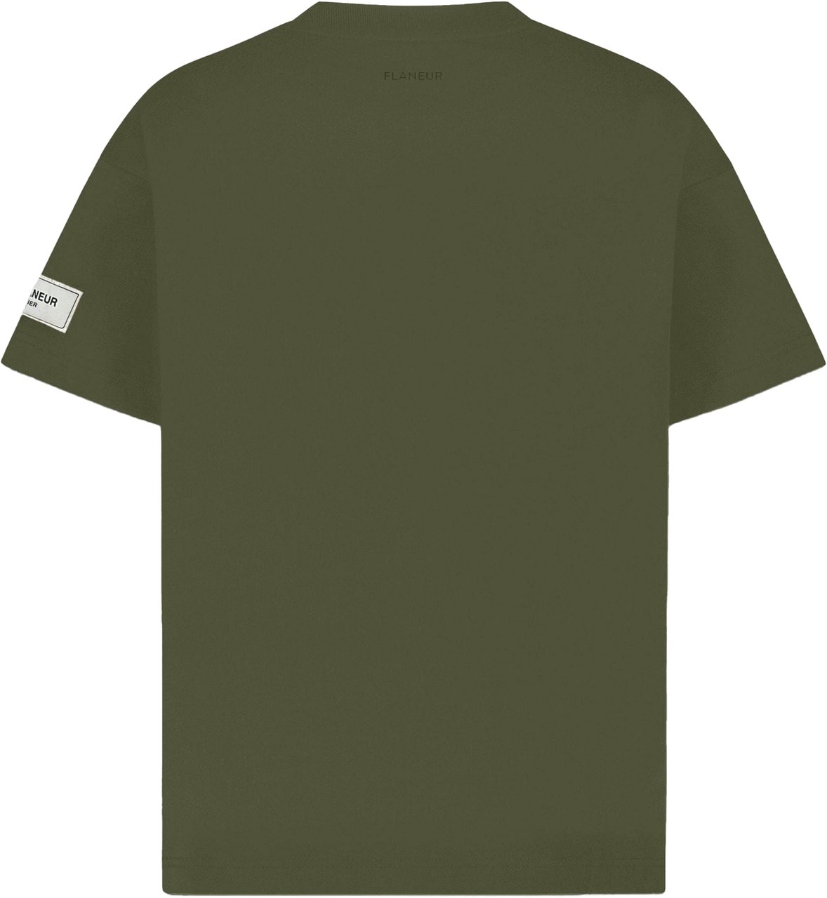 FLÂNEUR Atelier T-Shirt | Khaki Groen