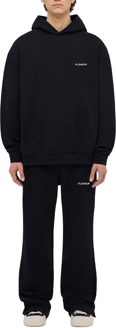 FLÂNEUR Logo Sweatpants | Black Zwart
