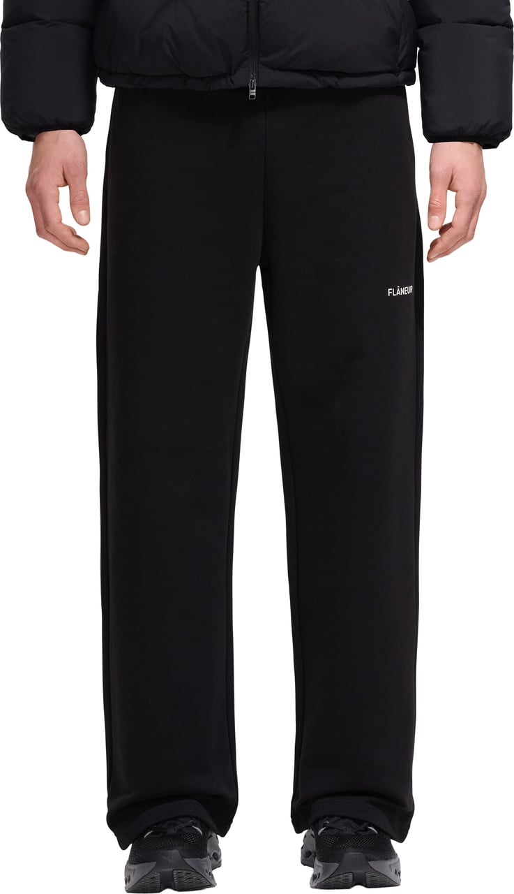 FLÂNEUR Logo Sweatpants | Black Zwart