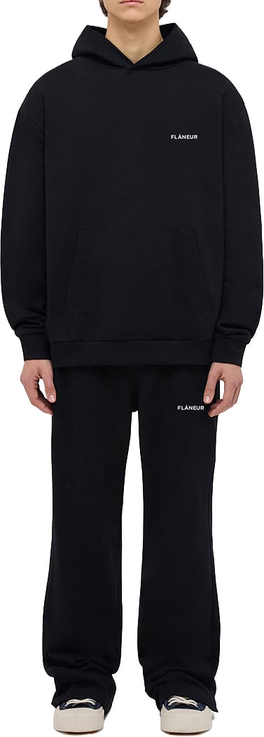 FLÂNEUR Logo Sweatpants | Black Zwart
