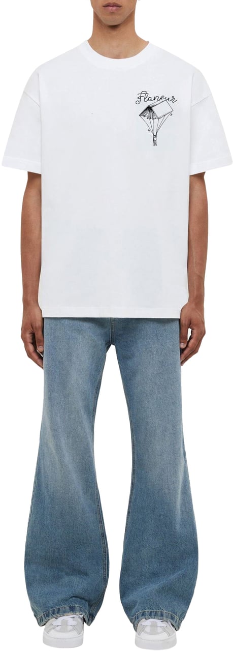 FLÂNEUR One for the Books T-Shirt | White Wit