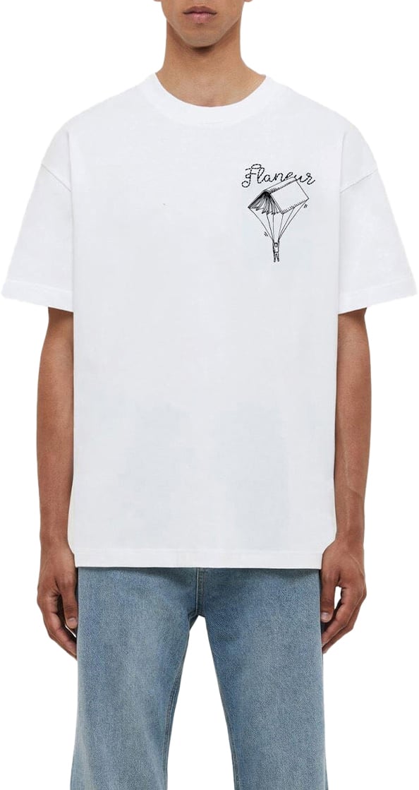 FLÂNEUR One for the Books T-Shirt | White Wit
