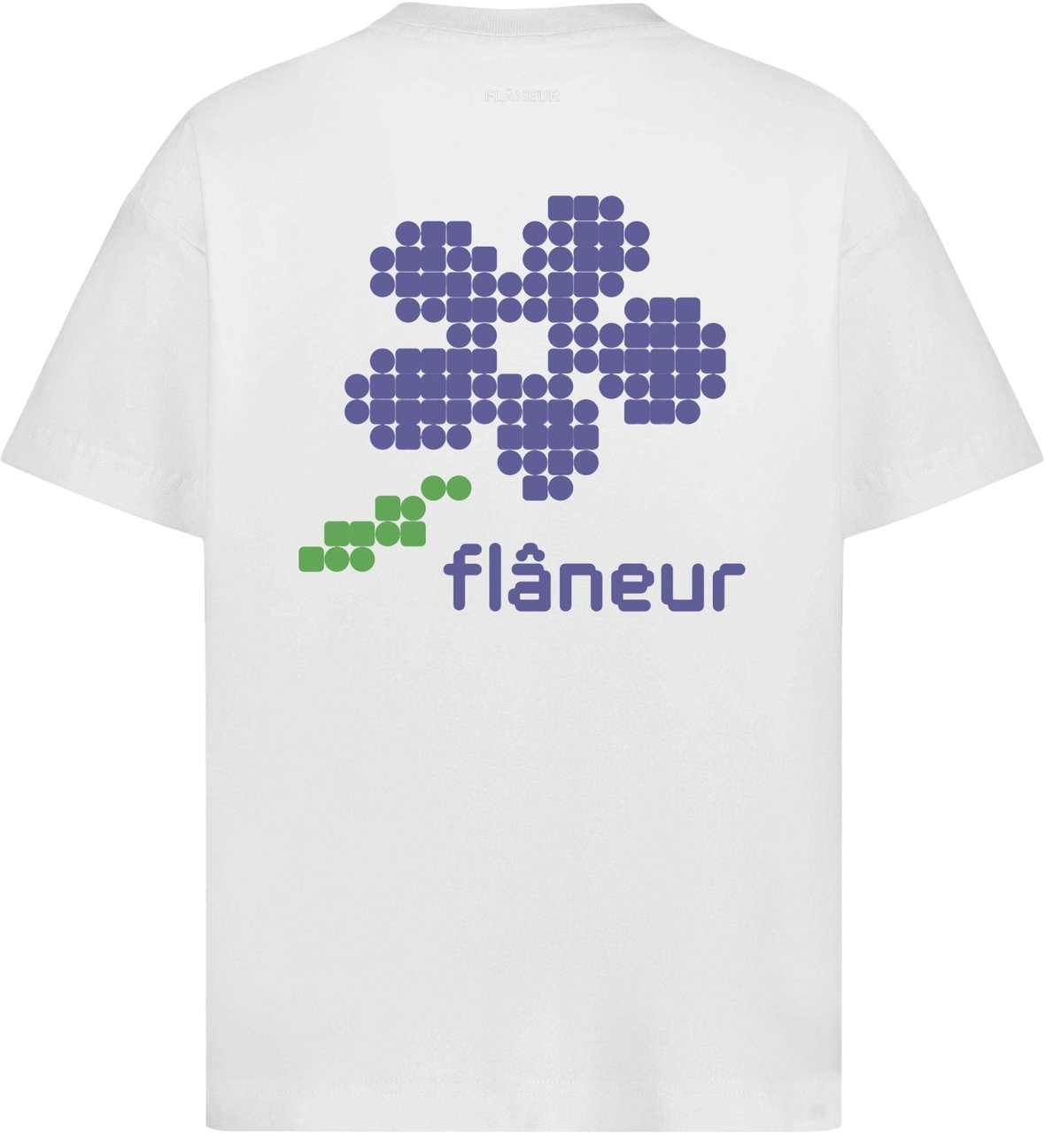 FLÂNEUR Pixel Flower T-Shirt | White Wit