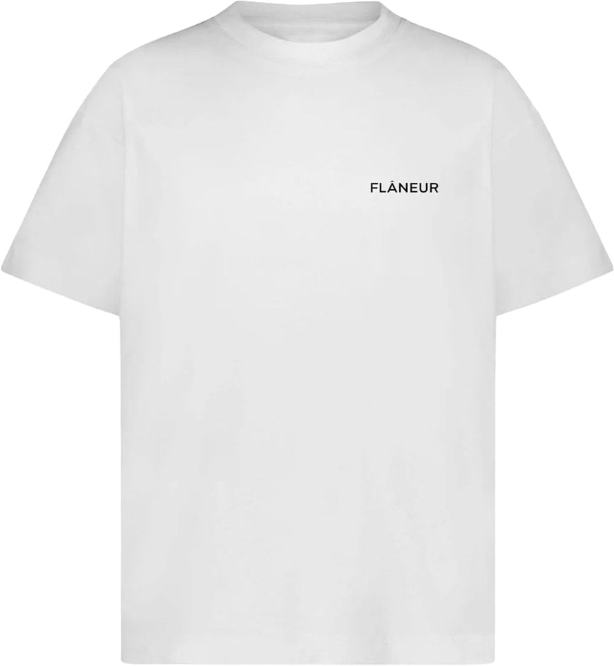 FLÂNEUR Logo T-Shirt | White Wit