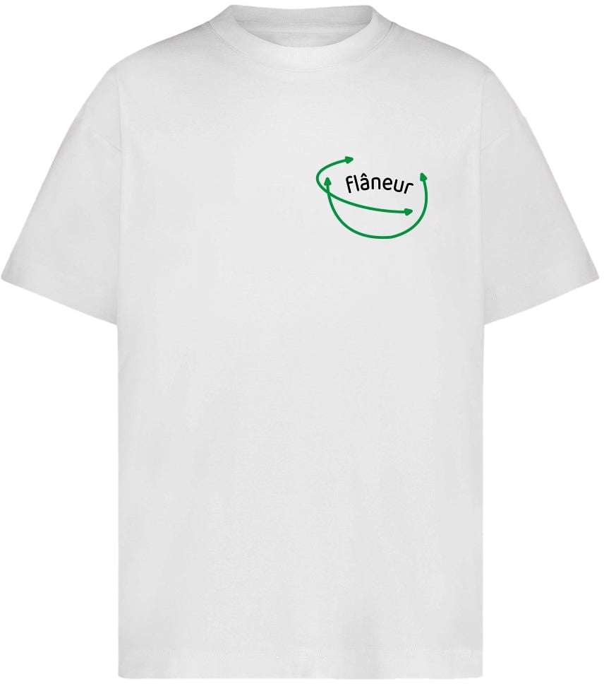FLÂNEUR Vision Graphic T-Shirt | White Wit