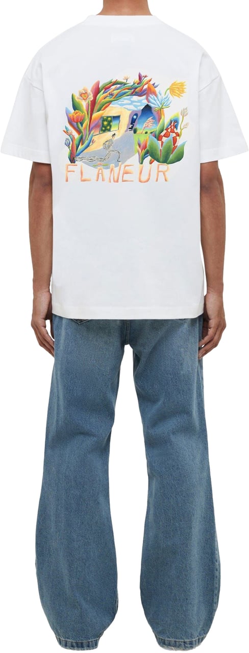 FLÂNEUR Passage of Time T-Shirt | White Wit