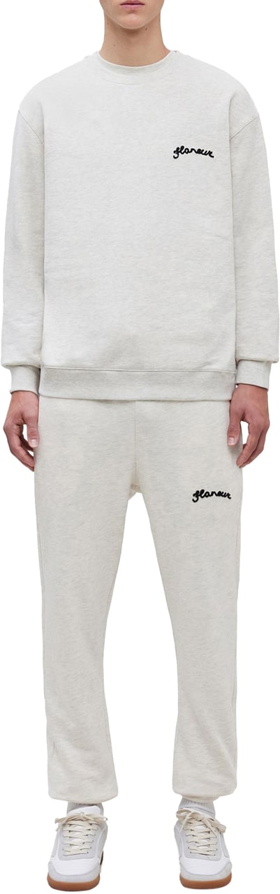 FLÂNEUR Signature Sweatpants | Heather Cool Grey Grijs