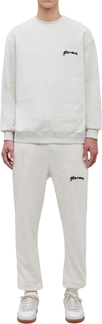 FLÂNEUR Signature Sweatpants | Heather Grey Grijs