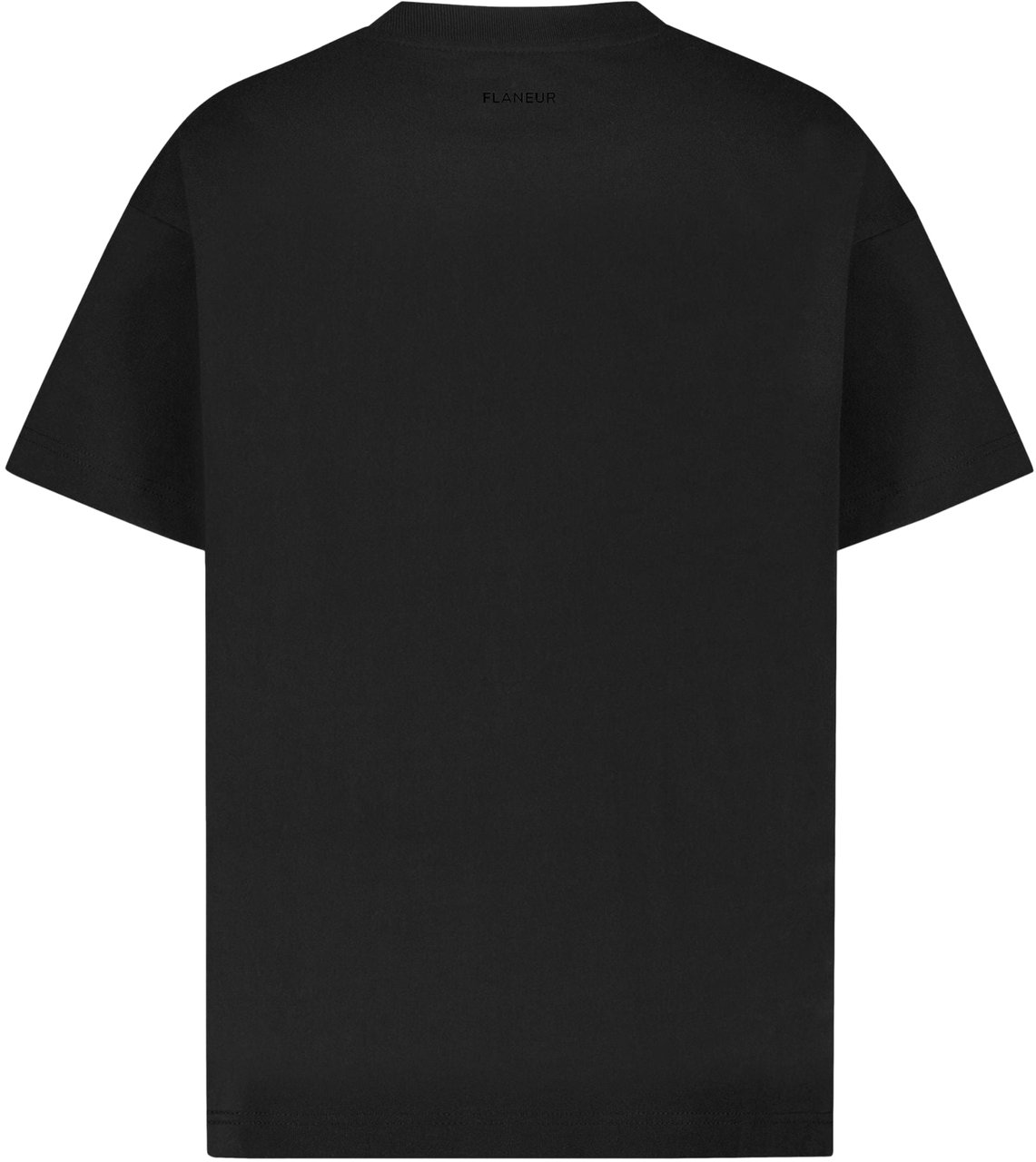 FLÂNEUR Locator T-Shirt | Black Zwart