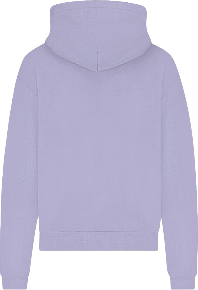 FLÂNEUR Printed Logo Hoodie | Purple Paars