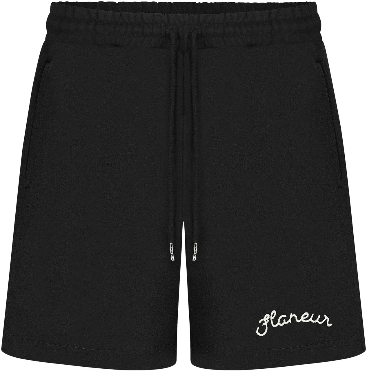 FLÂNEUR Signature Shorts | Black Zwart