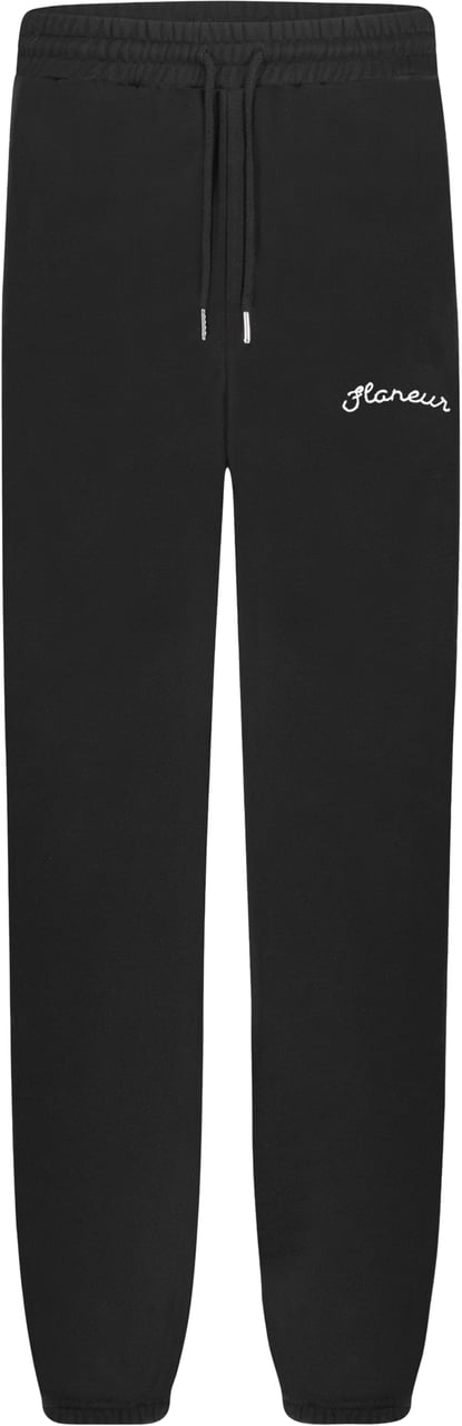 FLÂNEUR Signature Sweatpants | Black Zwart