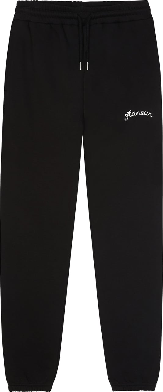 FLÂNEUR Signature Sweatpants | Black Zwart