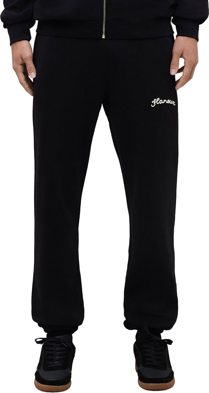 FLÂNEUR Signature Sweatpants | Black Zwart
