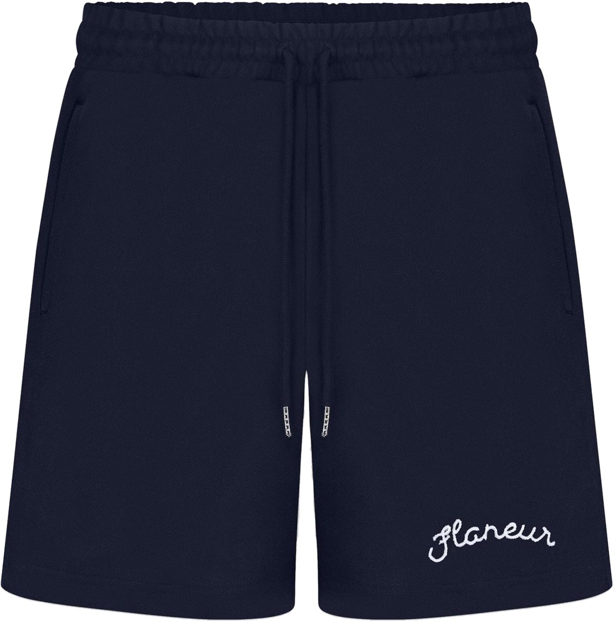 FLÂNEUR Signature Shorts | Navy Blauw