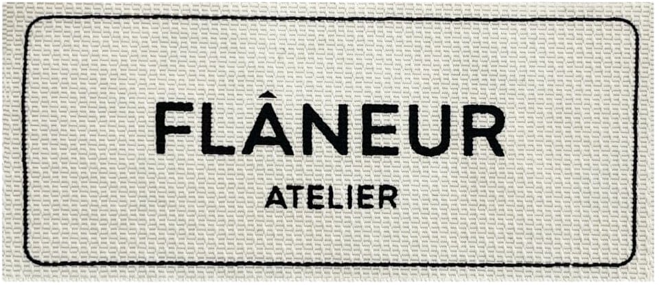 FLÂNEUR Atelier Hooded Shirt | Navy Blauw