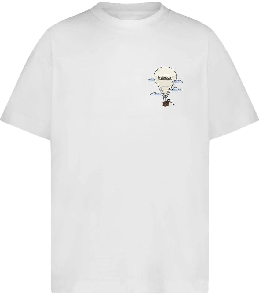 FLÂNEUR Aéronautique T-Shirt | White Wit