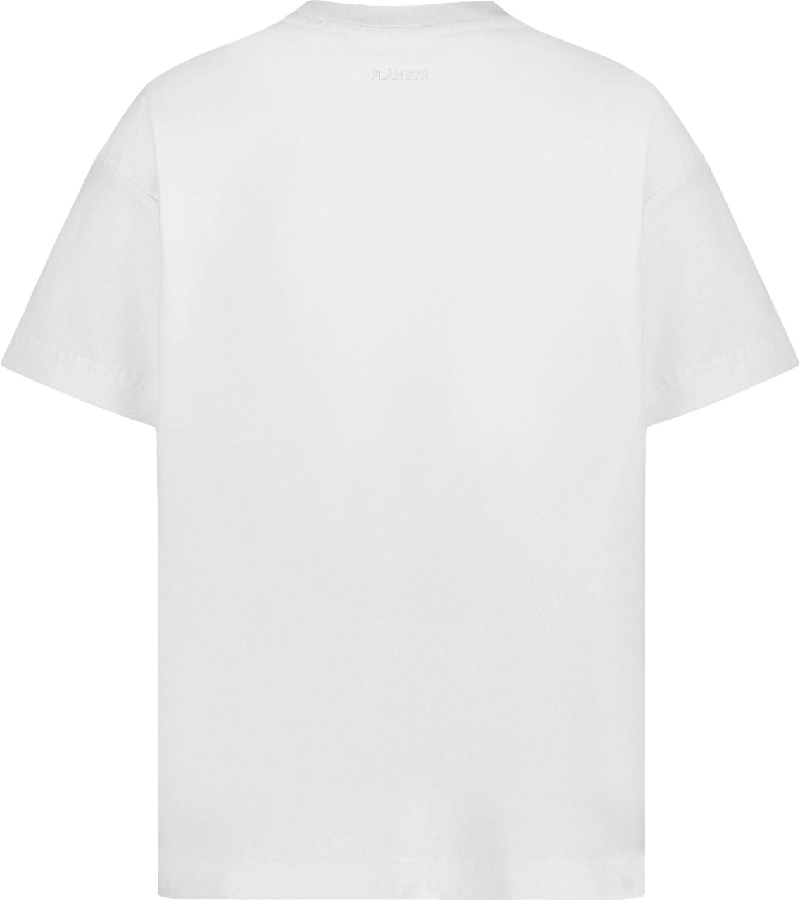 FLÂNEUR Printed Logo T-Shirt | White Wit